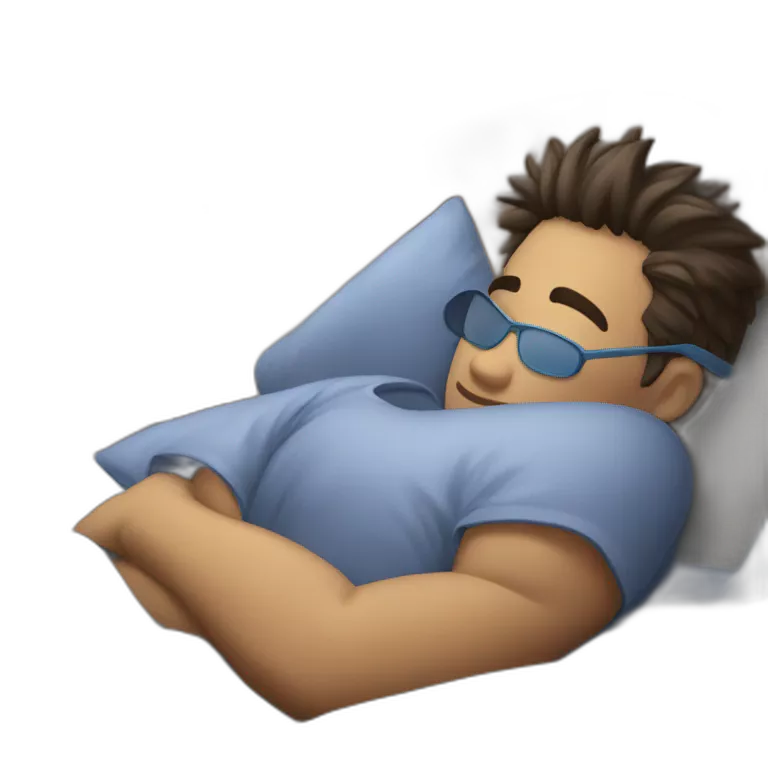 Chat en train de dormir