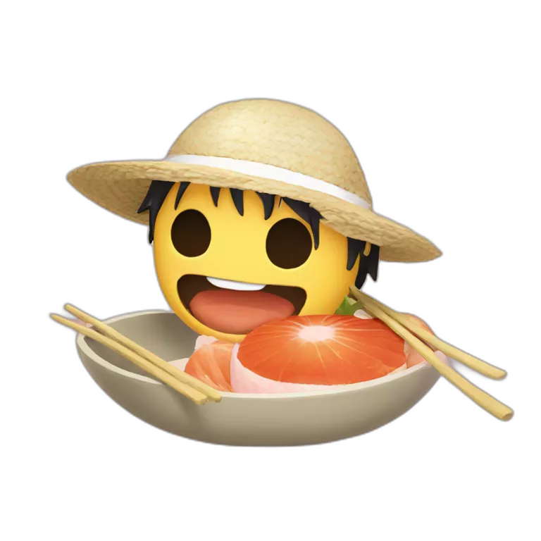 Luffy eat narutomaki