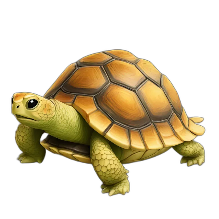 Tortue sur golu