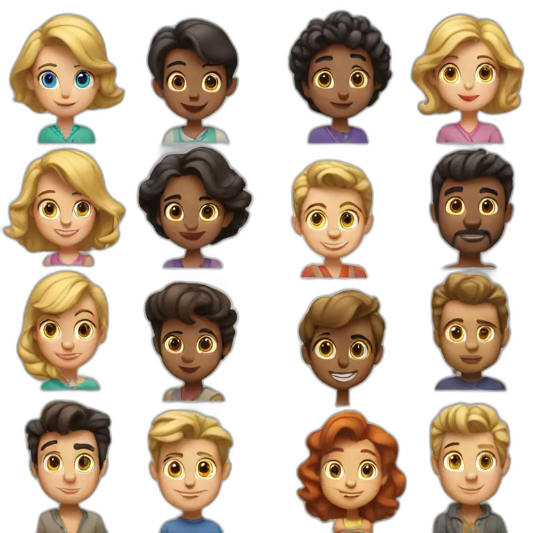 Tous les personnages disney