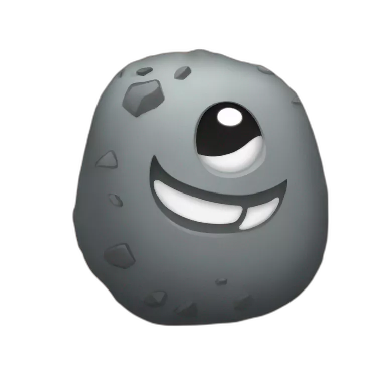 Prompt Your pet rock just won a talent show! 😎 Show me the emoticon you'd use to express your rock's victory.