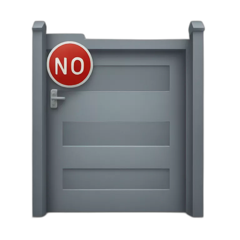 No enter sign