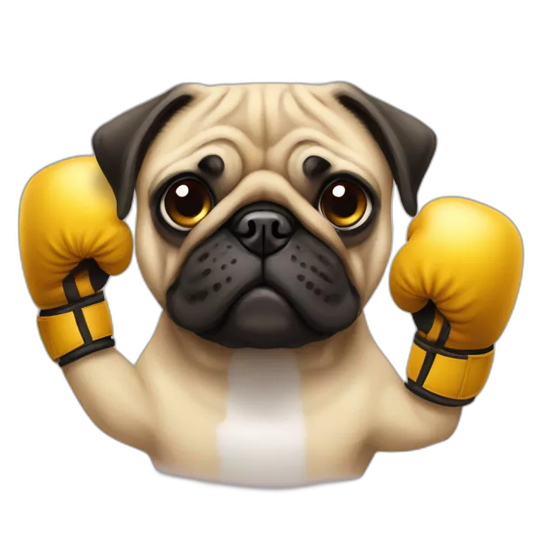 Pug boxing gloves hotsell