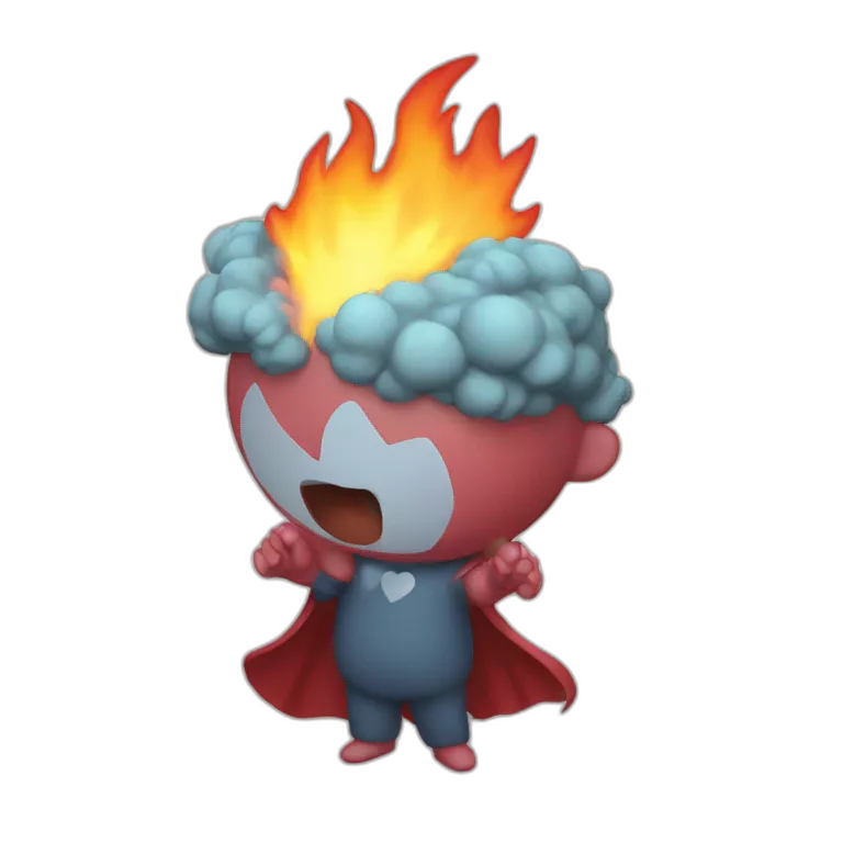 Corazón ardiendo