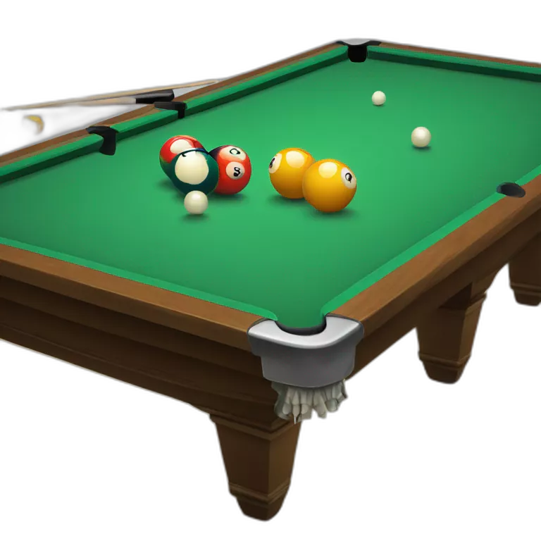 plays billiards