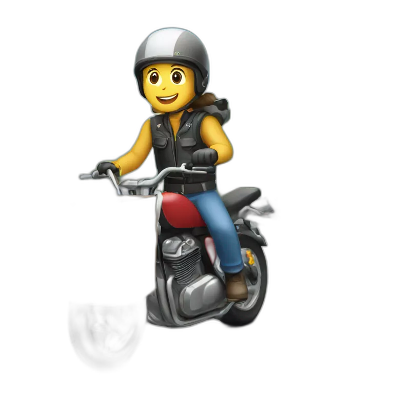 repartidor con una moto y una caja en la parte posteriosr de la moto