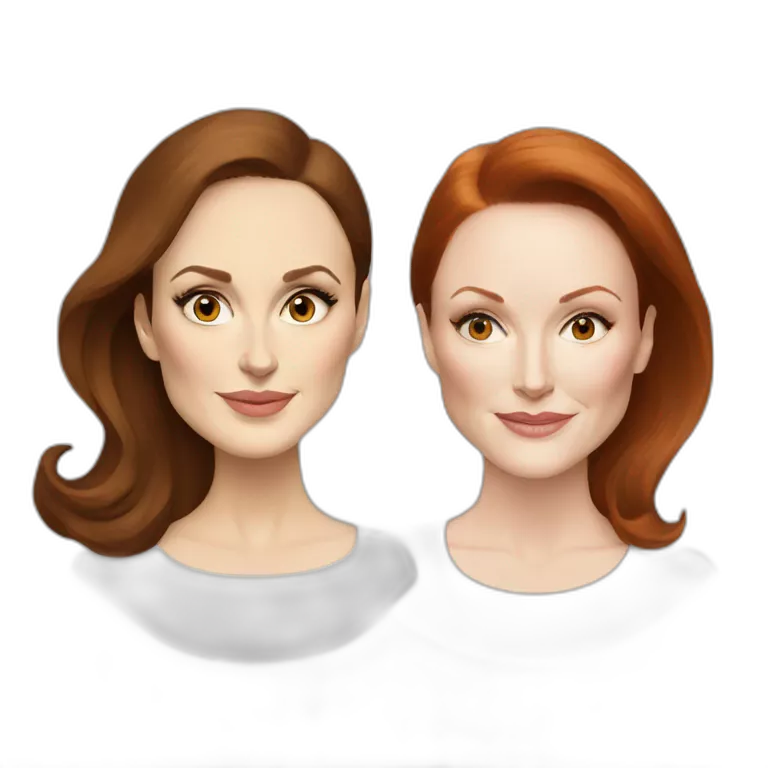 Natalie Portman and Julianne Moore
