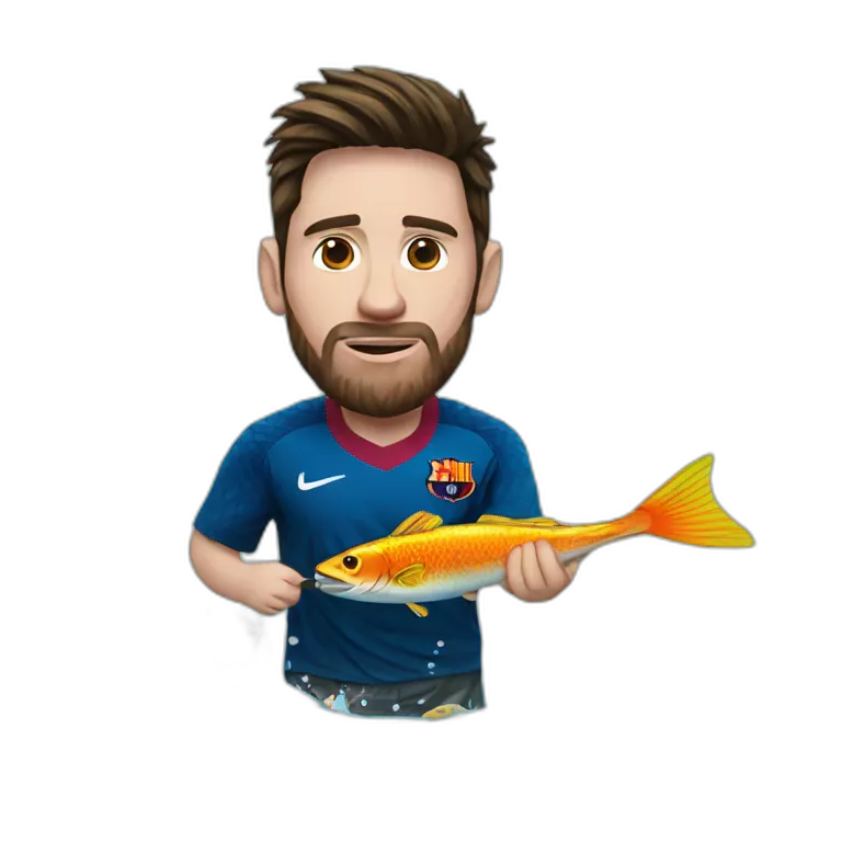 messi pescando