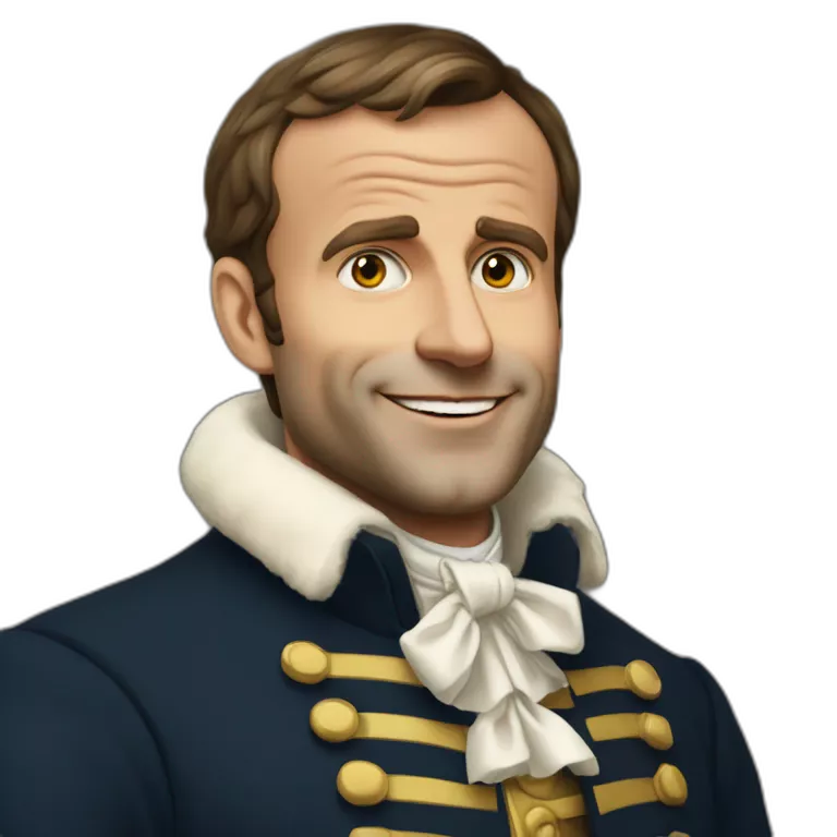Macron buvant une bierre