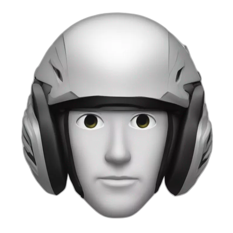 Casque avec des ailes sur les côtés