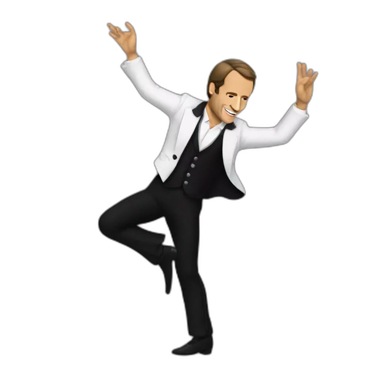 E Macron dancing flamenco