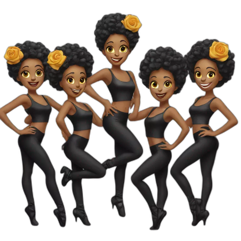 can can 4 dancers