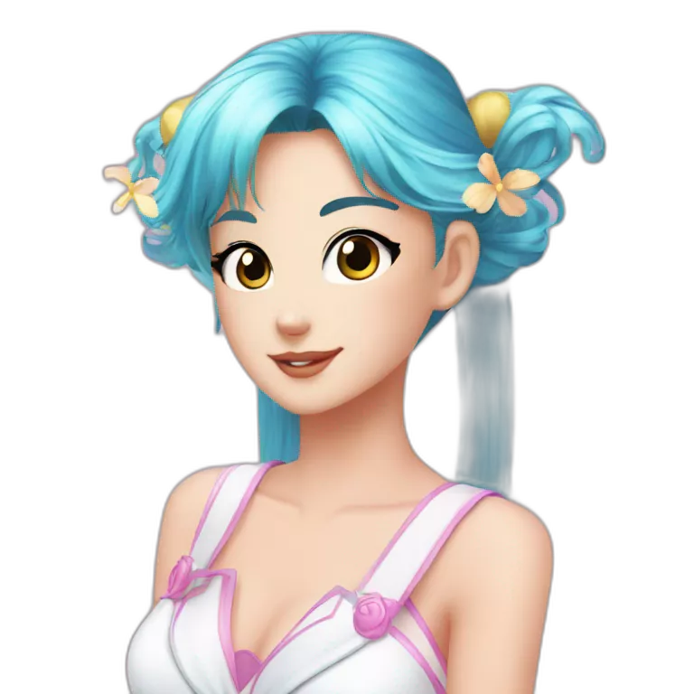 Bloom from Winx Club as Sailor Moon
