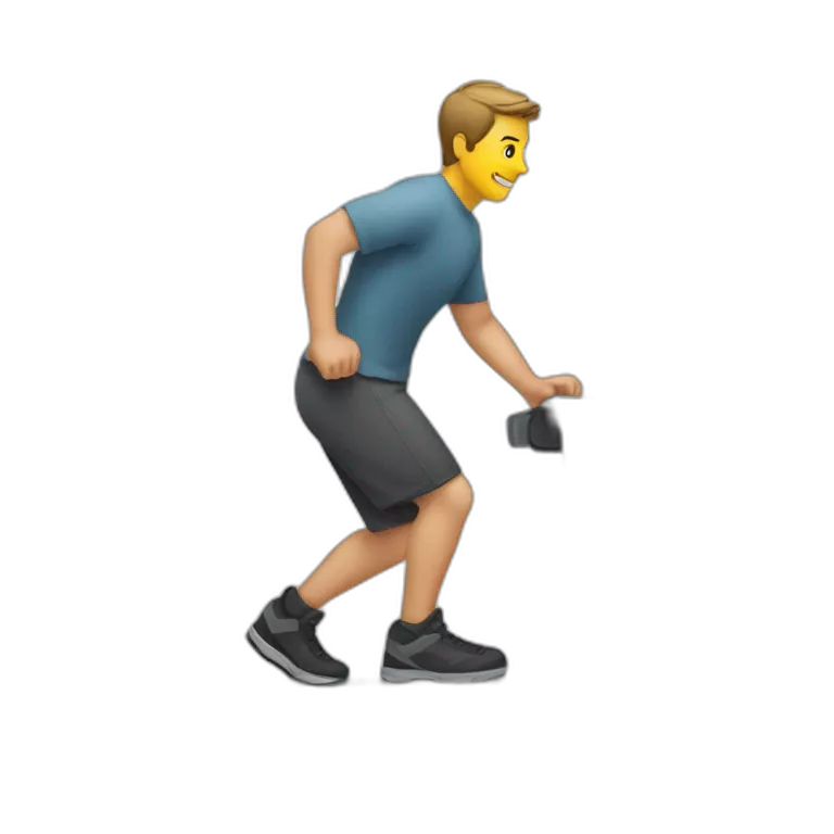 Homme faisant une traction sur une barre