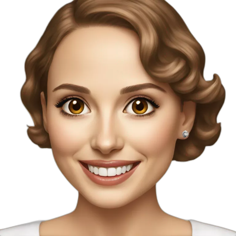 Natalie portman smiling at me