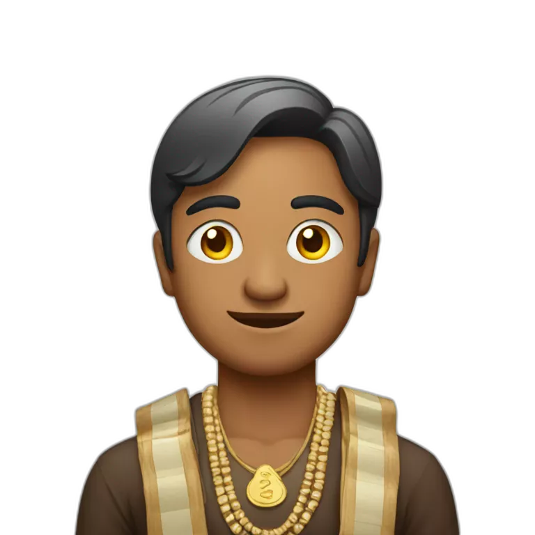 Indian man with indian money
