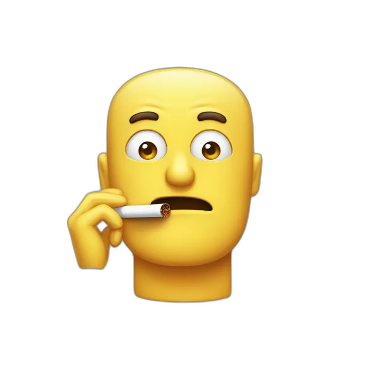 Bob l’éponge qui fume une cigarette
