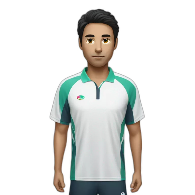 table tennis player dark hair