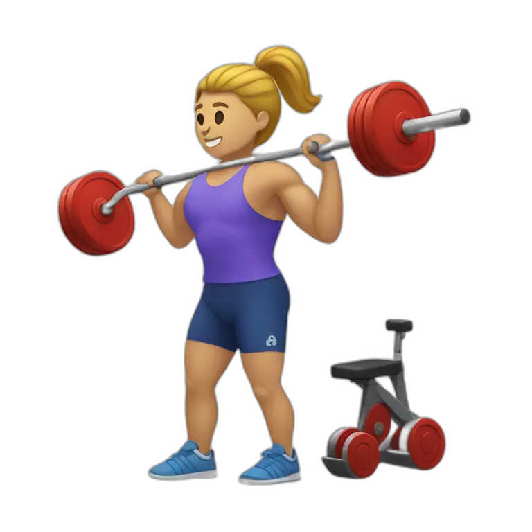 person with a disability, such as one without a leg, actively participating in weightlifting