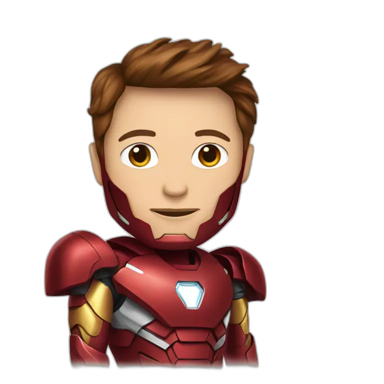 Elon musk wearing iron man suit