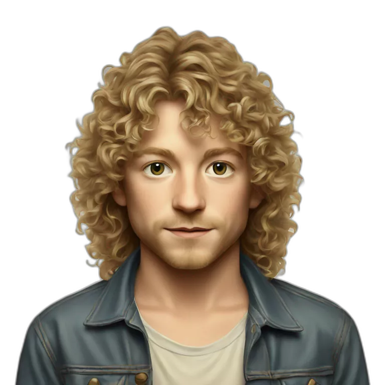 young Robert Plant