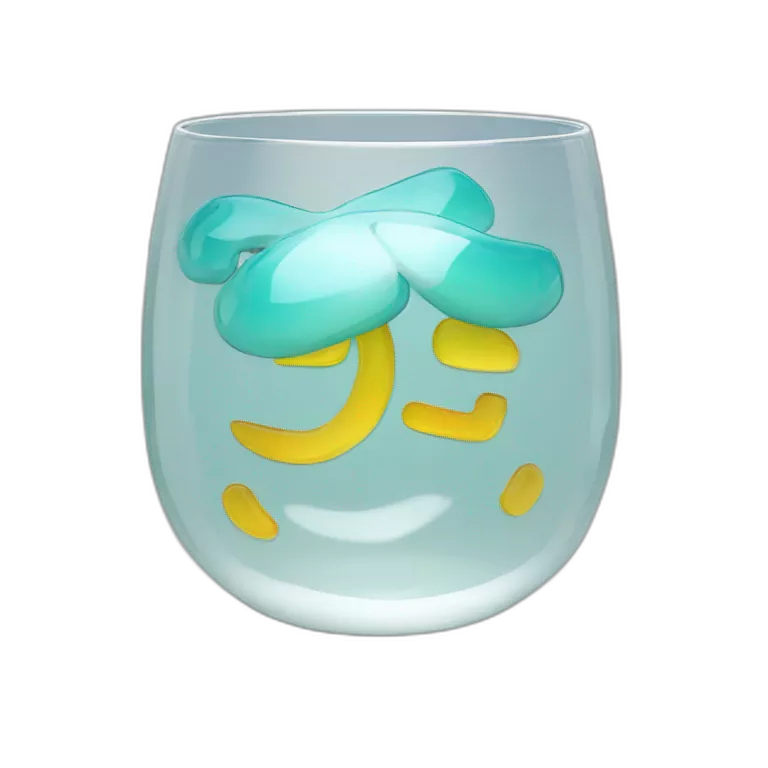 percent symbol 3d glass
