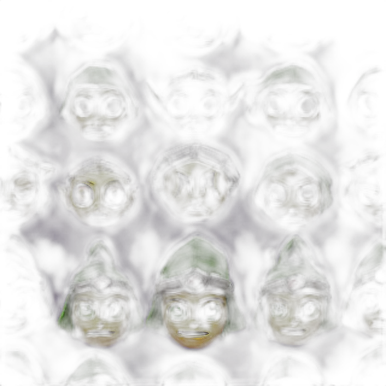 Young Link from Majora's mask with the Oni Link mask on his head
