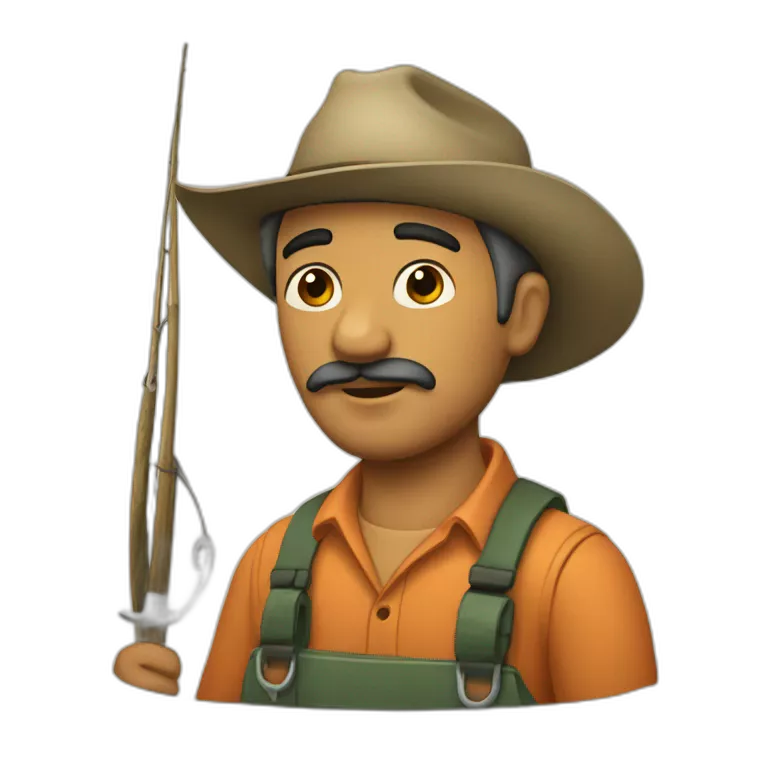 Pescador truchas