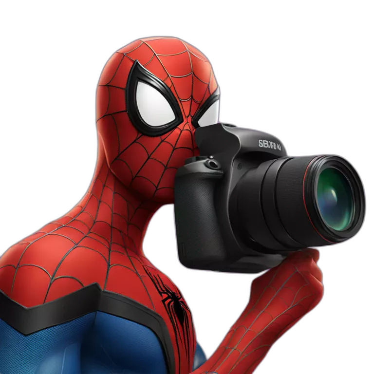 Spider-Man with a cinema camera