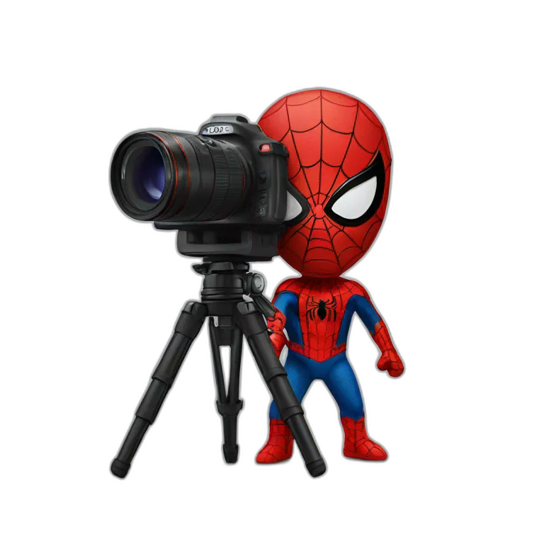 Spider-Man with a cinema camera