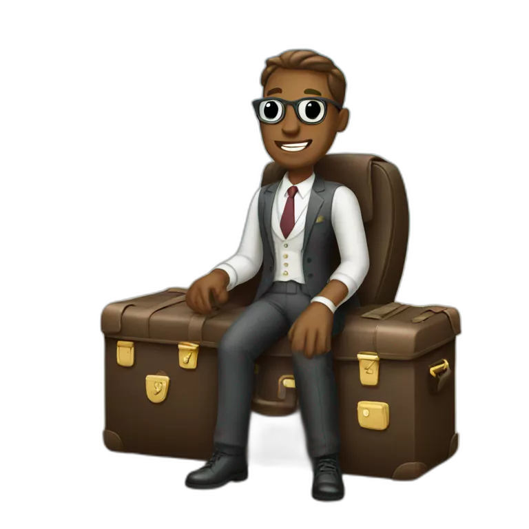 rich guy traveling