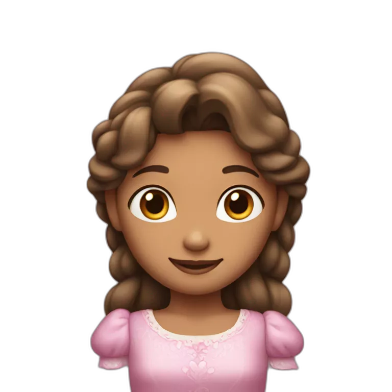 The princess has no brothers or friends and has two parents, but her father's hand appears and her mother's hand does not appear completely on her body