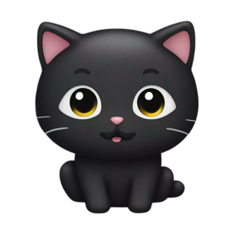 black cat mochi mochi