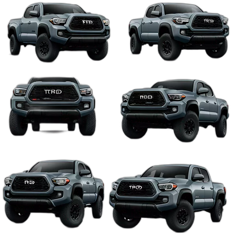 2023 trd pro tacoma dark grey with TRD pro grille