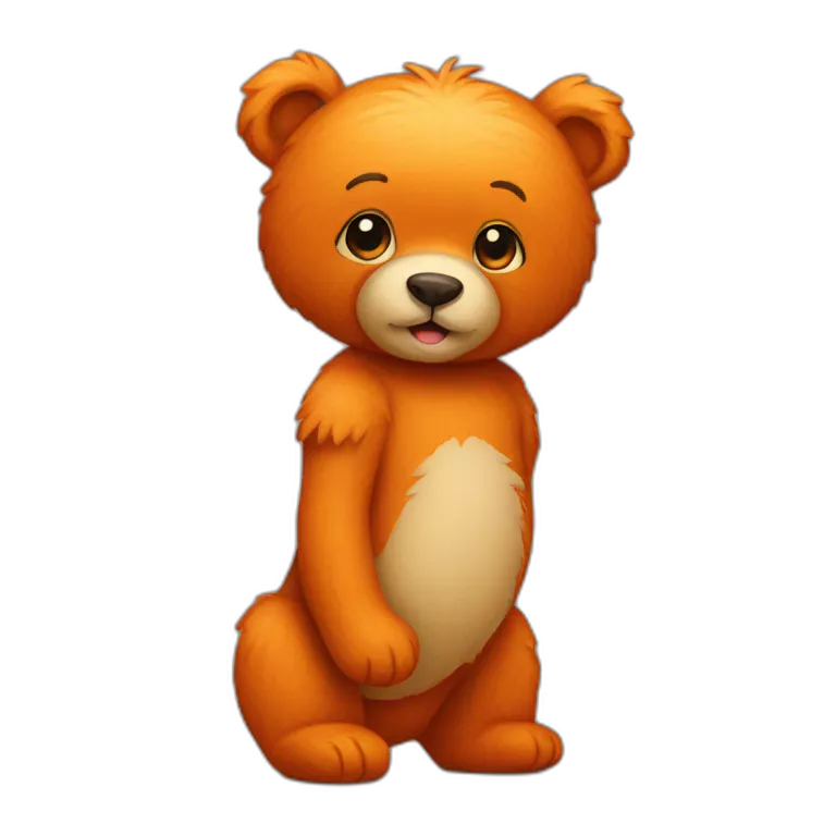 Teddybear orange