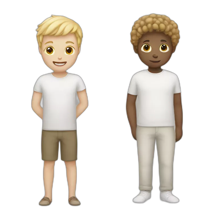 white Friend with white friend