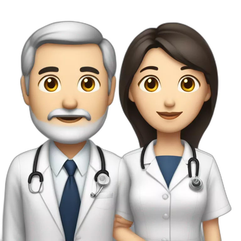 husband american age 64 dark brown hair trimmed beard wearing business suit holding bible together, wife asian age 64 black shoulder length hair wearing nurse uniform, no children