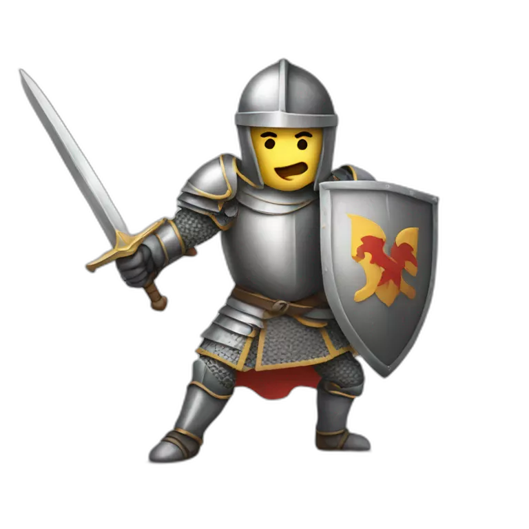 knight fighting