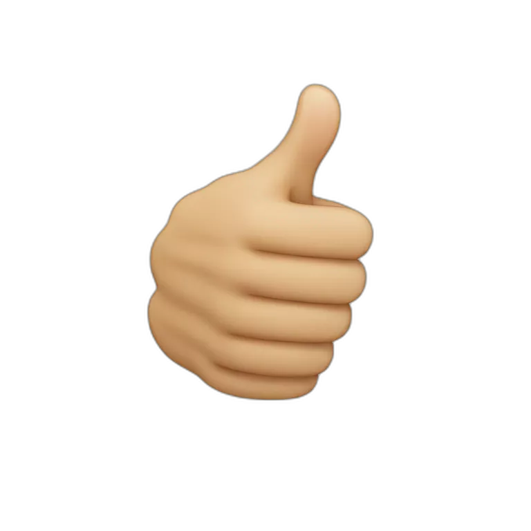Loop-the-loop thumbs up