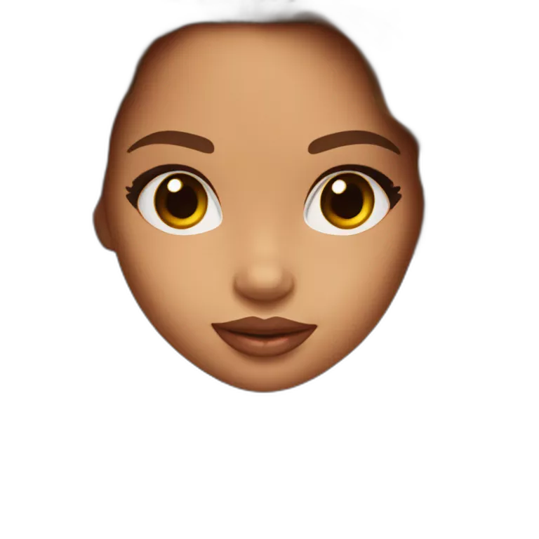 Bratz doll with long brown hair and brown eyes