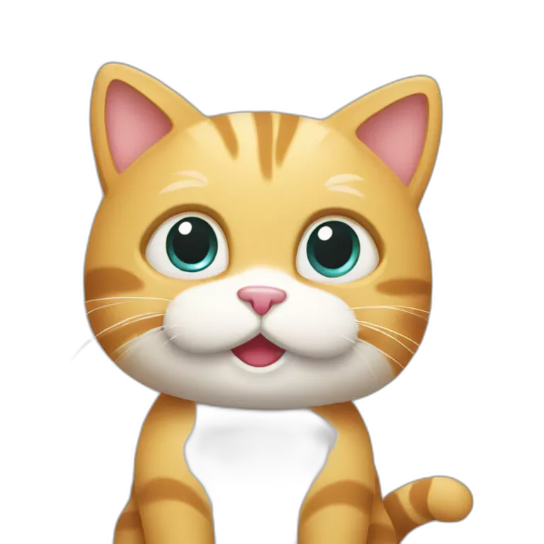 Cute cat holding Subscribe button