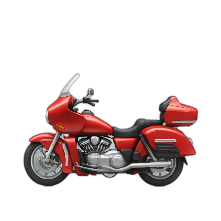 Red motocycle