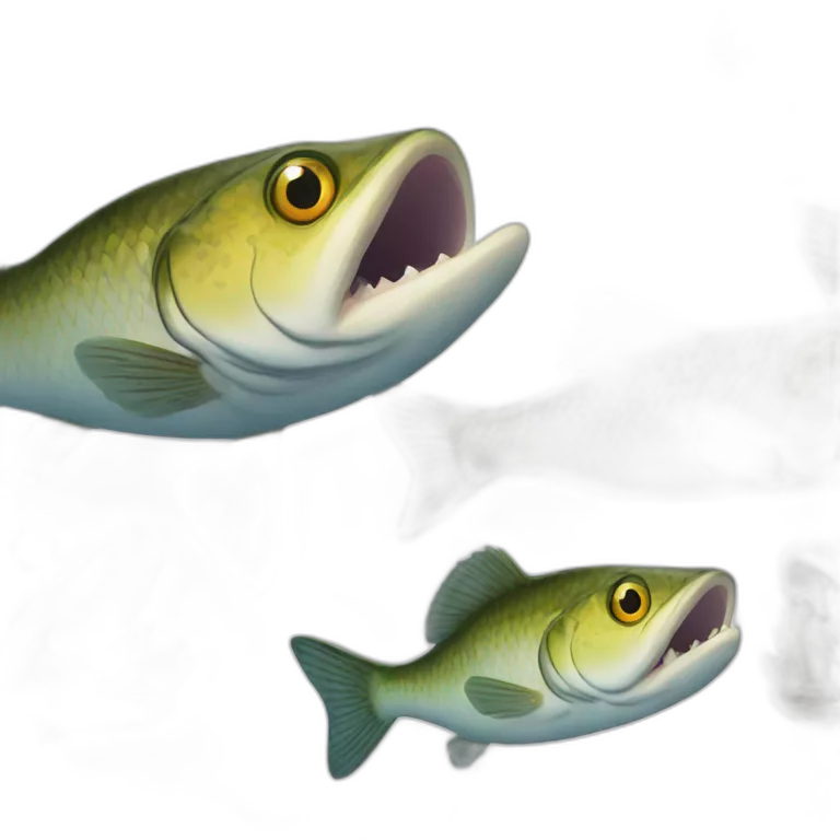 pike fish with teeth
