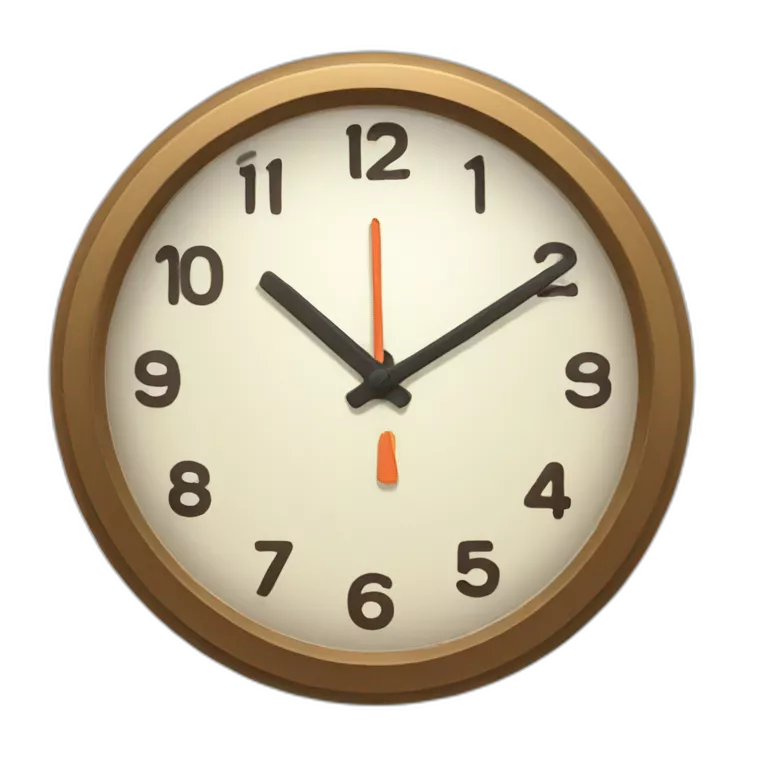 clock with a break to mean you take a break to rest