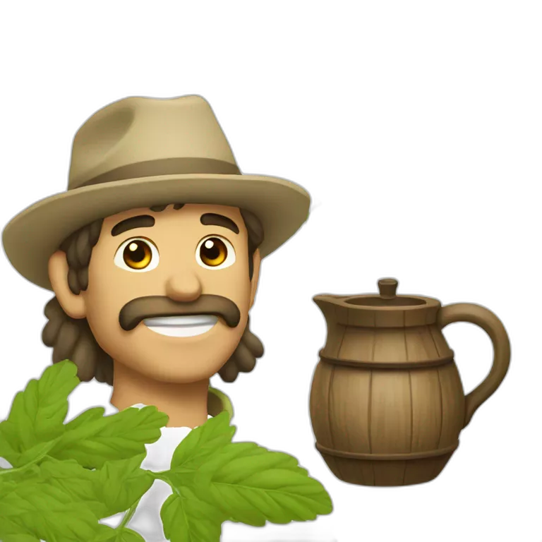gaucho argentino toma yerba mate