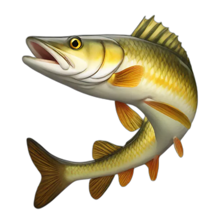 Pike fish realist