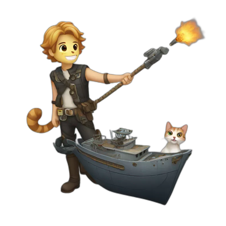 a cat kill a ship and ship kill cat