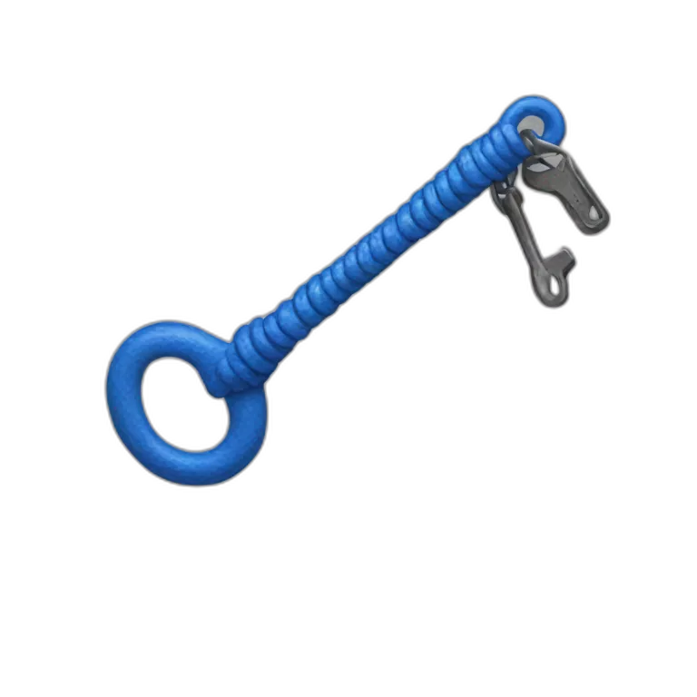 Blauer haken