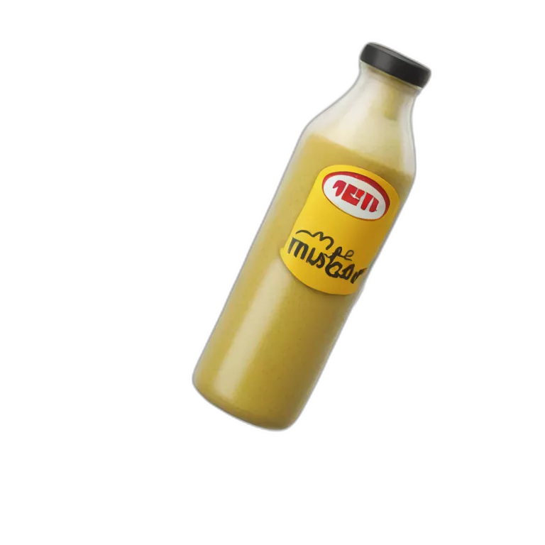 Bottle of mustard