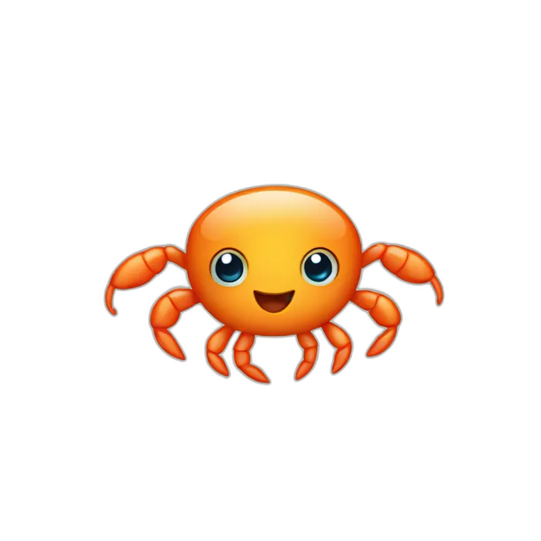 a cute shrimp looking like an scientific expert
